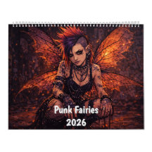 Punkälvor Väggkalender