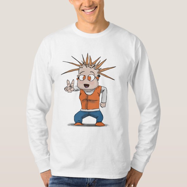 Punkbarn T Shirt (Framsida)