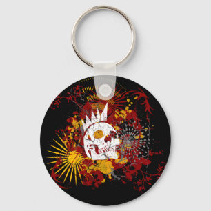 Punk'd skalle Keychain Nyckelring