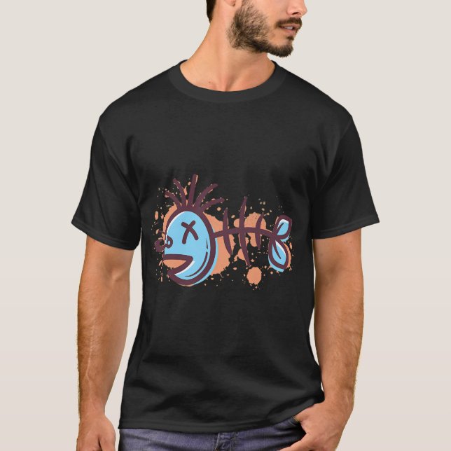 Punkfisk T Shirt (Framsida)