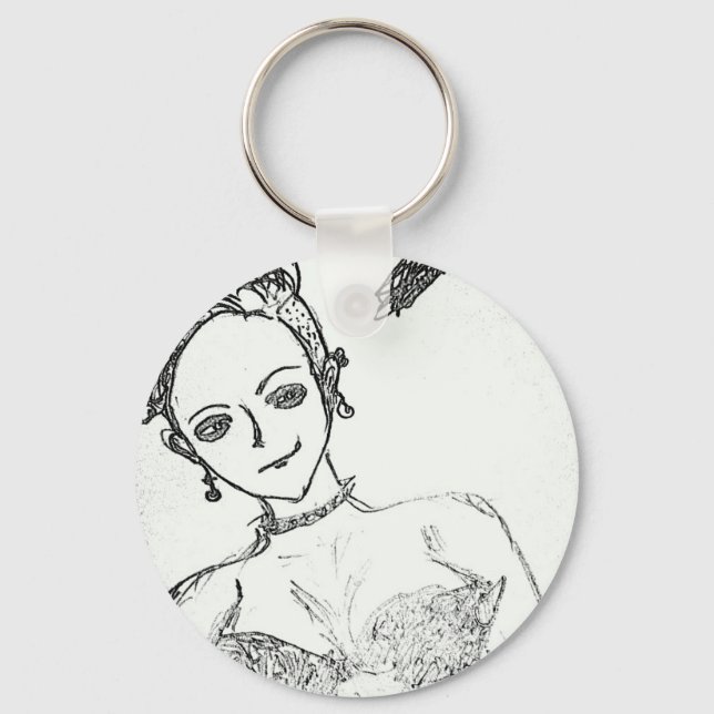 punkflicka är sophie??? nyckelring (Framsida)