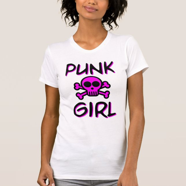 Punkflicka T-shirt (Framsida)