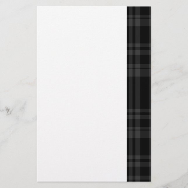 Punkig svart karottärnfläckig brevpapper (Framsida)