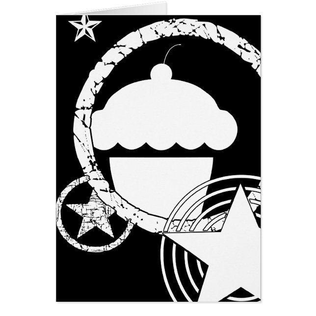 punkkaka hälsningskort (Framsidan)