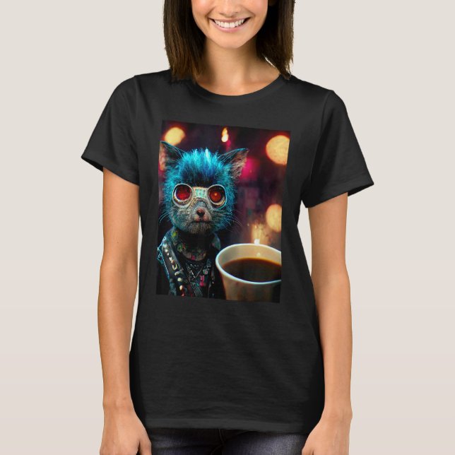 Punkkatt T Shirt (Framsida)