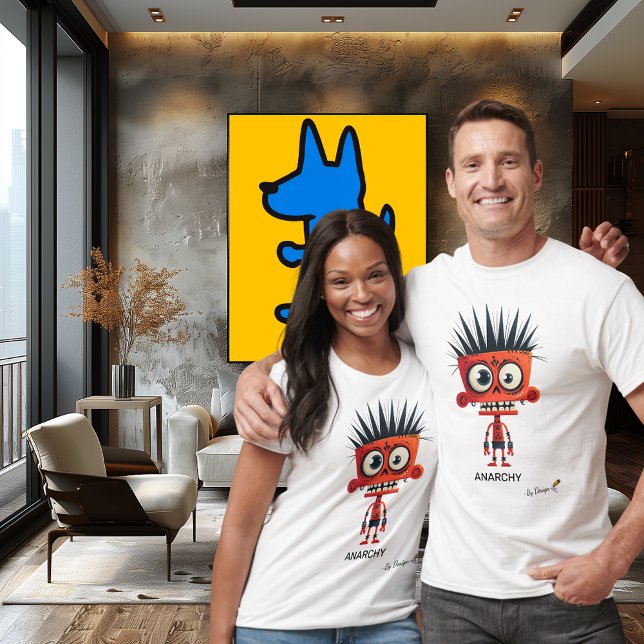 Punkrebell | ANARKI - Genom design | Unik  T Shirt (Skapare uppladdad)