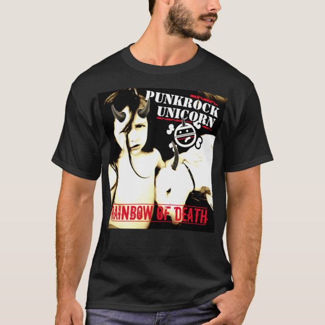 Punkrock Unicorn T-shirt (Framsida)