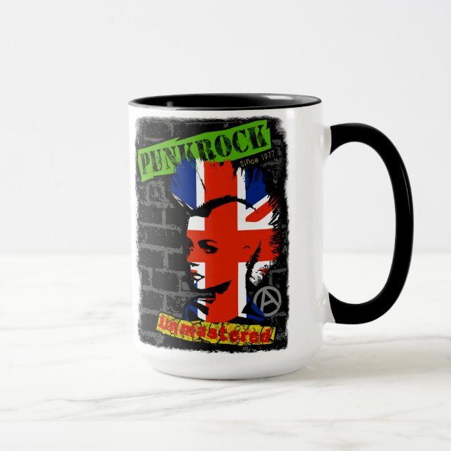 Punkrock - Union jack mohawk Mugg (Höger)