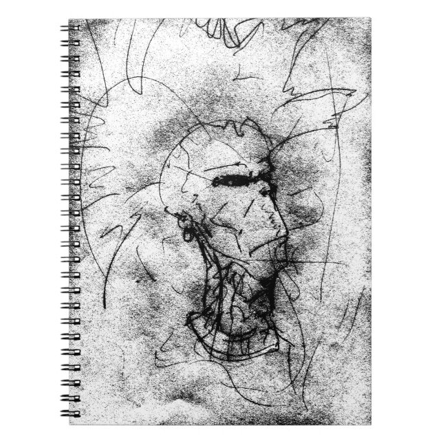 Punkrockare med Mohawk Anteckningsbok (Framsidan)