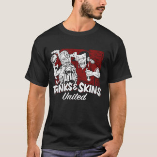 Punks and Skinss United Oi Oi Street Punks & Ski T Shirt