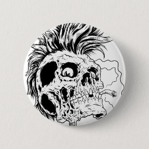 Punkskull knäppas knapp