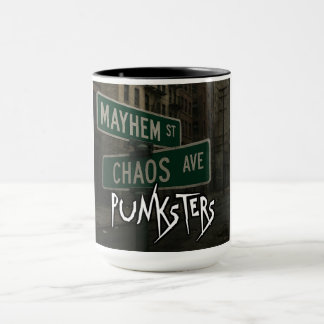 Punksters Kaos och Rörelse Mug Mugg