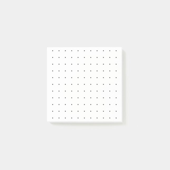 Punkt 3x3 (svarta punkter) post-it block (Framsida)
