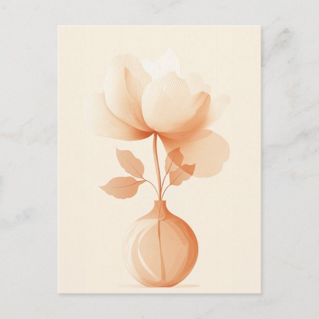 Punkt punkt blomning #008 vykort (Framsida)