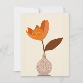 Punkt punkt blomning #009 vykort