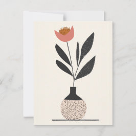 Punkt punkt blomning nr 013 vykort