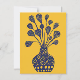 Punkt punkt blomning nr 014 vykort