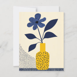 Punkt punkt blomning nr 015 vykort