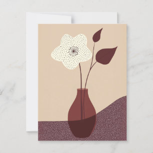 Punkt punkt blomning nr 016 vykort