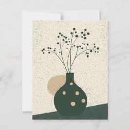 Punkt punkt blomning nr 017 vykort