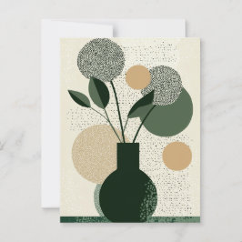 Punkt punkt blomning nr 018 vykort