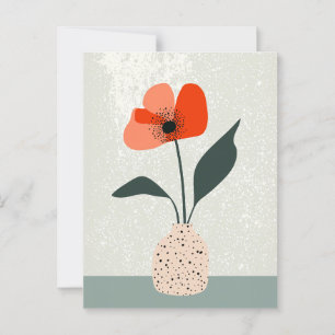 Punkt punkt blomning nr 023 vykort