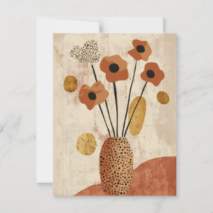 Punkt punkt blomning nr 024 vykort