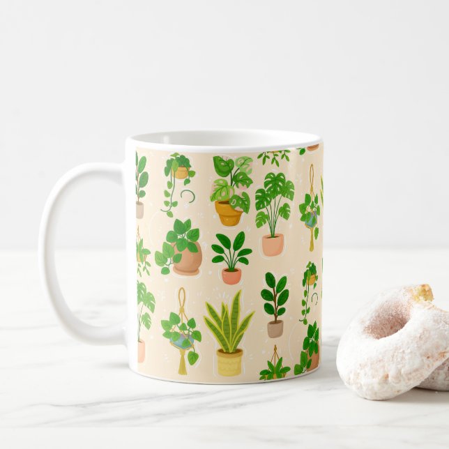 Punktad med Kärlek Kaffemugg (Med munk)