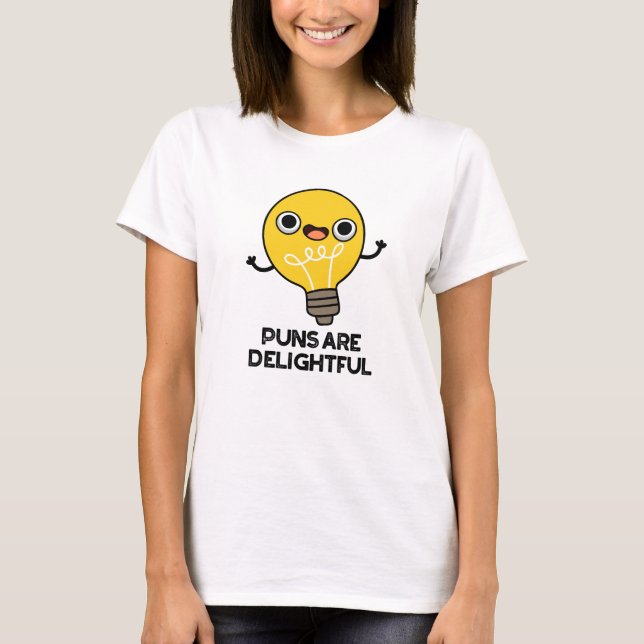 Punkter är fina, fina, fina, bulbpuder t shirt (Framsida)