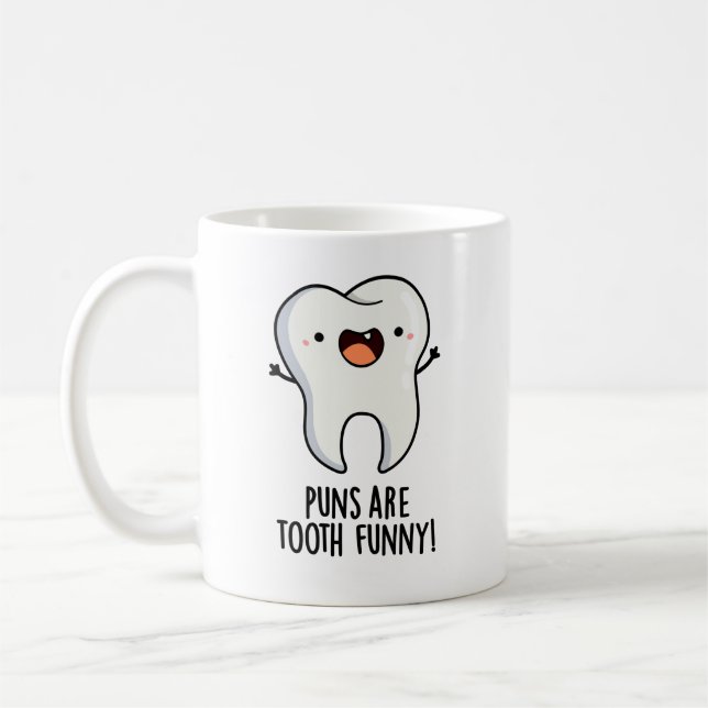 Punkter är Tandfunna, Tandpun Kaffemugg (Vänster)