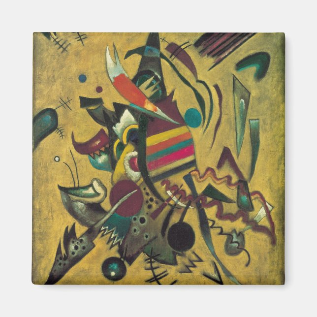 Punkter av Wassily Kandinsky, Vintage expressionis Magnet (Framsidan)