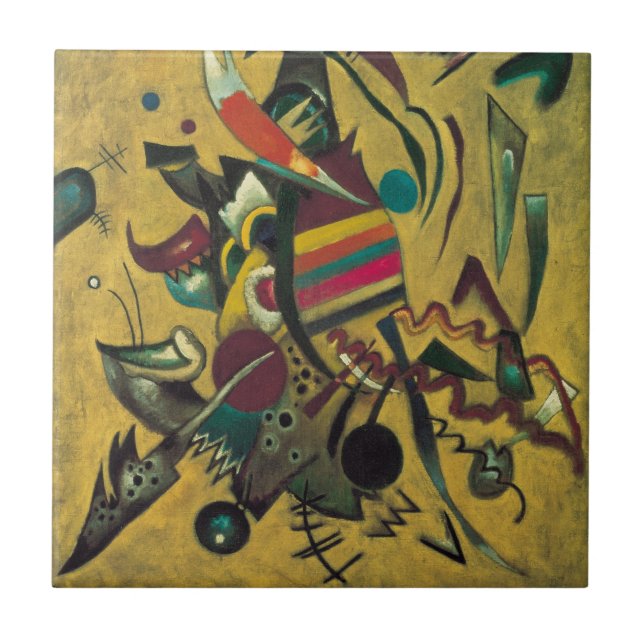 Punkter av Wassily Kandinsky, Vintagens uttrycksfr Kakelplatta (Framsidan)
