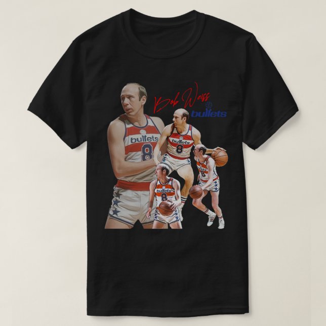 Punkter Bob Weiss Defunct Basketball Design T Shirt (Design framsida)