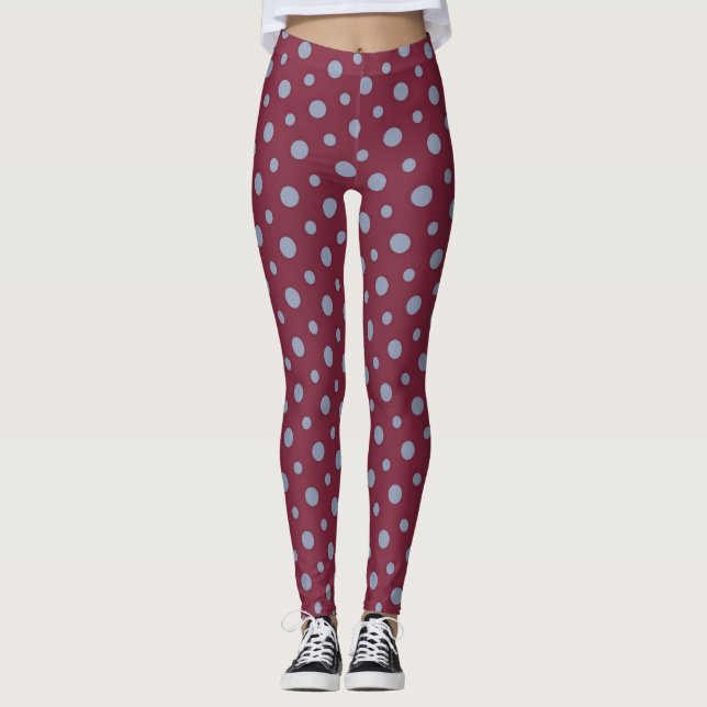 Punkter Mönster 7 Leggings (Framsida)