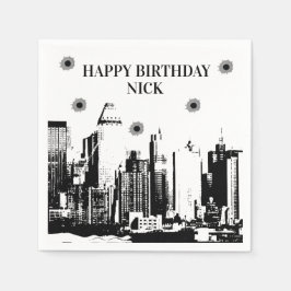 Punkter och gangster Party Napkins Pappersservett