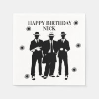 Punkter och gangster Party Napkins