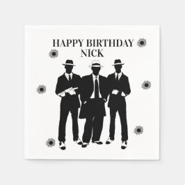 Punkter och gangster Party Napkins Pappersservett