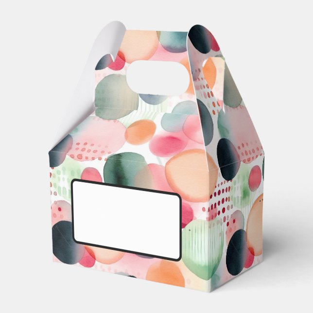 Punkter och rand 4 presentaskar (Framsidan Sidan)