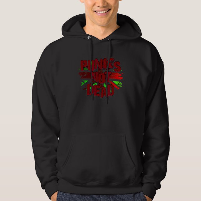 Punkter som inte är döda för segmentet Sten Fläkt  Hoodie (Framsida)