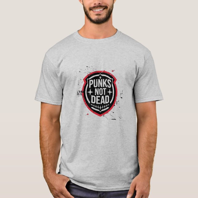 Punkter som inte är utmattade T-Shirt (Framsida)