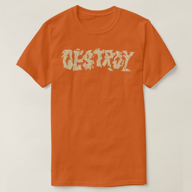 Punkter som inte har dött Förstör klassiskt segmen T Shirt (Design framsida)