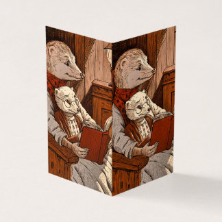 Punkter som läser en bok kort