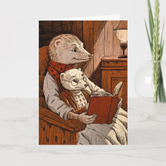 Punkter som läser en bok kort