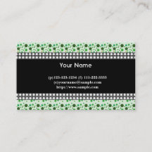 punkter, svarta, vita och grönt