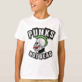 Punkter utan dödlig skal, mohawk Punk Sten Rocker T Shirt
