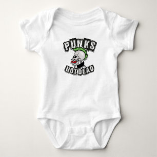 Punkter utan dödlig skal, mohawk Punk Sten Rocker T Shirt