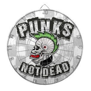 Punkter utan Skull, mohawk Punk Sten Rocker Darttavla