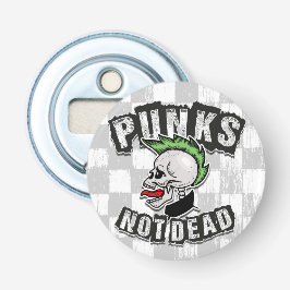 Punkter utan Skull, mohawk Punk Sten Rocker Flasköppnare