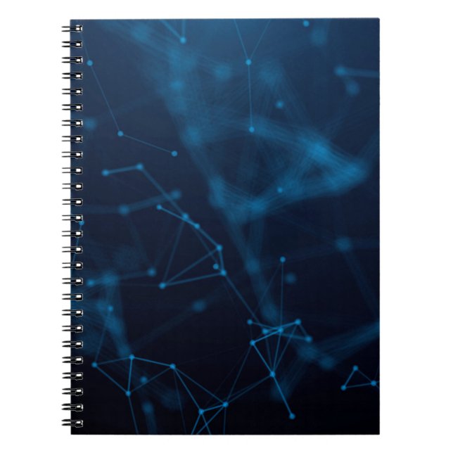 Punkter vid linjer ansluter polygon anteckningsbok (Framsidan)