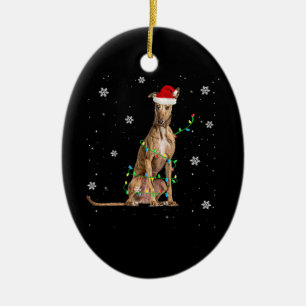 Punktera Julafton av julklapp Julgransprydnad Keramik